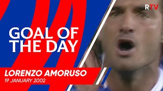 GOAL OF THE DAY  Lorenzo Amoruso v Aberdeen 2002 [upl. by Asirret560]