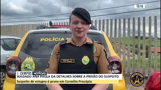 CORNÉLIO PROCÓPIO SUSPEITO DE ESTUPRO É PRESO  PJCN 26032024 [upl. by Sprung]