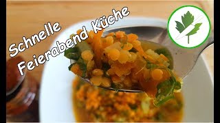 15 Minuten Küche  Asiatischer Linseneintopf  schnelles Rezept vegan [upl. by Nnylg179]