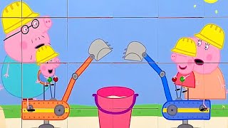 A Day At Digger World  Peppa Pig  Puzzle for kids and for fun  Puzzle Lovers [upl. by Ilagam]