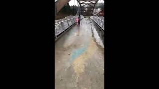 Issaquah Creek flooding at Confluence Park [upl. by Nolyaw]