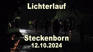 12102024  Lichterlauf Steckenborn [upl. by Airda]