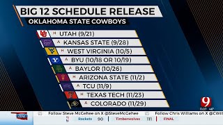 2024 Oklahoma State Football Schedule Announced [upl. by Yenterb287]