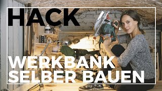 Ich baue mir eine Werkstatt  IKEA Hack Werkbank aus Küchenschränken einfach selber bauen [upl. by Coheman]