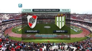 Fútbol en vivo River  Banfield Fecha 18 Torneo Primera División 2014 FPT [upl. by Acirat]