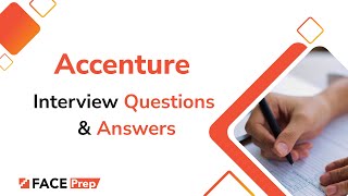 Accenture Interview Questions and Answers  Accenture OnCampus Drive  FACE Prep [upl. by Meli]