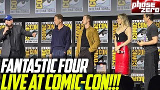 Fantastic Four Cast amp Fantasticar FULL VIDEO At Marvel Hall H  SDCC 2024 [upl. by Cela]