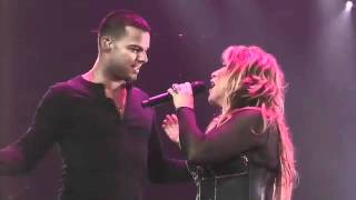 Ednita Nazario Feat Ricky Martin Quimica Ideal Live Real Tour 2008 [upl. by Vinia438]