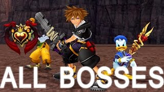 Kingdom Hearts 2 Final Mix All Bosses PS3 1080p [upl. by Walliw]