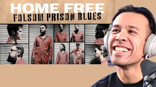 These Guys are AWESOME  Home Free  Folsom Prison Blues Reaction [upl. by Rudie]