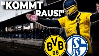 Als ein Dortmunder JugendMob Schalke vom Bahnhof bat [upl. by Pressman]