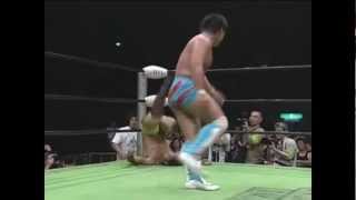 Katsuhiko Nakajimas Brutal head Kick [upl. by Zeta]