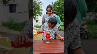 water pouring challange 💧TomampJerry 👍DiyaIshwarya shorts [upl. by Urbannai]