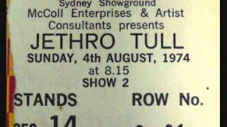 Jethro Tull  Full concert Sydney 4th August 1974 [upl. by Sadnak]