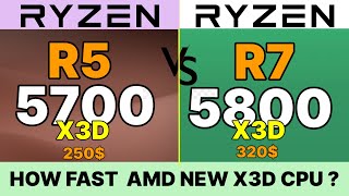 R5 5700X3D VS R7 5800X3D VS R7 8700G VS R7 7700X VS İ5 14600K RYZEN R5 5700 X3D GAMİNG BENCHMARK [upl. by Haorbed]