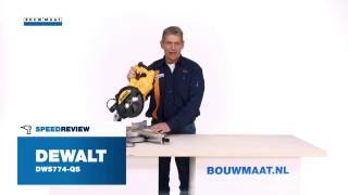 DeWalt DWS774 afkort en verstekzaag Speedreview [upl. by Yramliw]