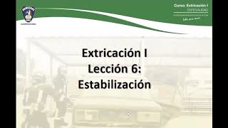 Academia de Rescate Vehicular  Estabilización [upl. by Arot]