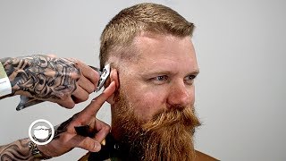 Surprise Reveal of a Short Mohawk  Beardbrand Studio [upl. by Aloisius64]