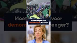 🪧 Het kabinet kijkt of er strengere regels voor demonstraties moeten komen protest demonstratie [upl. by Legin974]