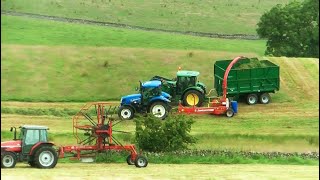 Silaging with Trailed Forage Harvester Grandstand View [upl. by Pegasus917]