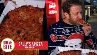 Barstool Pizza Review  Sallys Apizza New Haven CT [upl. by Staffan838]