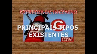 Extintor de Incendio  Principais Extintores Existentes  extintor para eletricidade [upl. by Elsa454]