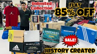 History Created Sale  Flat 85 Off  Cheapest Branded Shoes n Clothes In Delhi  100 Original [upl. by Nonnahs]