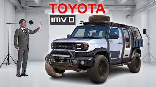 Toyota IMV 0 Customizable Pickup Truck Revealed [upl. by Nylsor108]