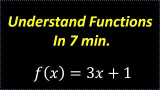 Learn Functions – Understand In 7 Minutes [upl. by Susannah]