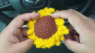 🌻 Girasol sunflower tejido a crochet tutorial paso a paso crochetpatterns [upl. by Ihsoyim]