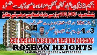 Easy installments flates 4 5 rooms apartments Realityshow30 realestate houseabad hirakaysath [upl. by Faxon760]