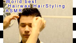 World best Hairwax HairStylingASMR [upl. by Atoked]