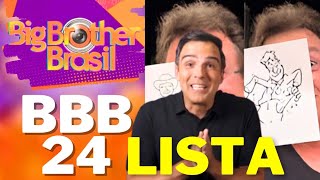 BBB 24 Vaza Nova Lista de Supostos Participantes [upl. by Eehtomit634]