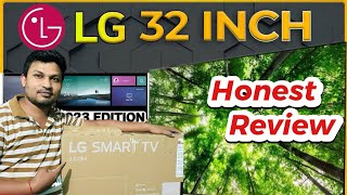 LG 32LQ643BPTA Unboxing and review in hindi  LG 80 CM 32 Inch smart tv 2023 model [upl. by Iramo]