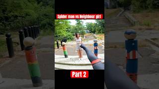 SPIDER MAN HAS SPLIT PERSONALITY PART 2 spiderman shorts part2 [upl. by Lerak]