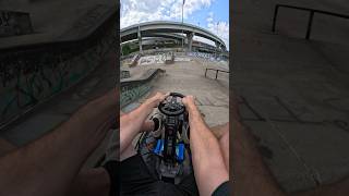 Drifting Go Kart at Skatepark [upl. by Elay]