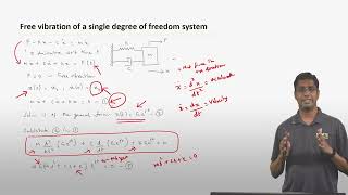 Lecture 101 Free Vibration of a Single Degree of Freedom System  Dynamics  Structural Mechanics [upl. by Odlanra978]