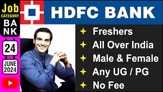 HDFC Bank  Any UG  PG  Recruitment JUNE 2023  Tamilnadu  Freshers amp Experienced  in Tamil [upl. by Bordy]