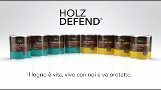 HolzDefend  Prodotti specifici per la cura e la protezione del legno [upl. by Pappas980]