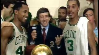 Celtics vs Lakers NBA Finals 1984 Game 7 ending [upl. by Aicilef]