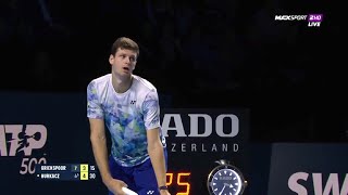 Basel 2023  Tallon Griekspoor vs Hubert Hurkacz Highlights 🔴  Tennis Swiss Indoors Basel [upl. by Goldina]