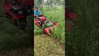 power tiller power weeder mini tractor Cultivator Plow machine agriculture short youtubeshorts [upl. by Arhaz153]