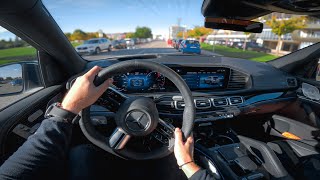 2024 MercedesBenz GLE 245 kW333 HP  POV Test Drive 4K [upl. by Bertle]