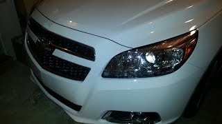 Headlight Bulb replacement 2013 Malibu [upl. by Atirak]