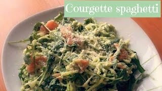 Courgette spaghetti  Carin Pool Voedingsbureau [upl. by Wardle]