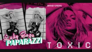 Lady Gaga VS Britney Spears  Paparazzi VS Toxic [upl. by Ydnes847]