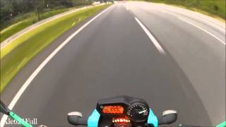 KLE 621 FULL XJ6 TOP SPEED 233 MAIS RÁPIDA DO YOUTUBE [upl. by Dymphia]