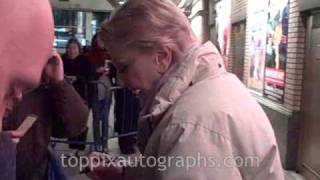 Angela Lansbury  Signing Autographs at Blithe Spirit Stage Door [upl. by Greabe411]