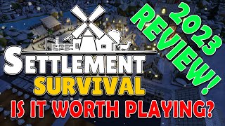 Settlement Survival  2023 Game Review [upl. by Asilam146]