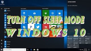 How to Turn off Sleep Mode in Windows 10  Definite Solutions [upl. by Rawdin]